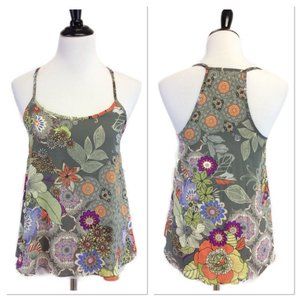 Anthropologie Everly | Womens gray floral tank top